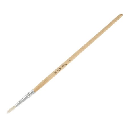 Koz's hand set, 5 pieces (No. 1, 2, 3, 4, 5), round, with wooden handles, in a blister-3