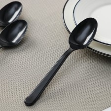 Spoon of plastic disposable 