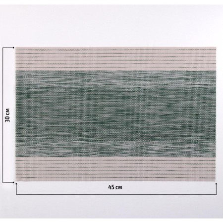 Serving napkin on the Cosmos table, 45 × 30 cm, green color-1
