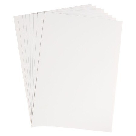 White cardboard A4, 8 sheets are bilateral, coated, block 230 g/m2, Extra is white-2