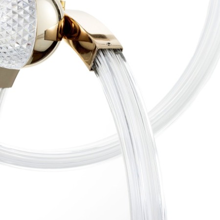 Light Bayerlux "Lanel" 2XLED 90W gold 39.5x10.5x65-185 cm-5