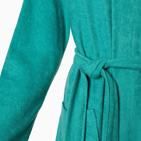 Women's bathrobe, green color, size 54-9