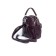 Women's backpack, natural suede, ludor purple, 23x10x23 cm