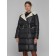 Coat insulated winter female, size 48, black color