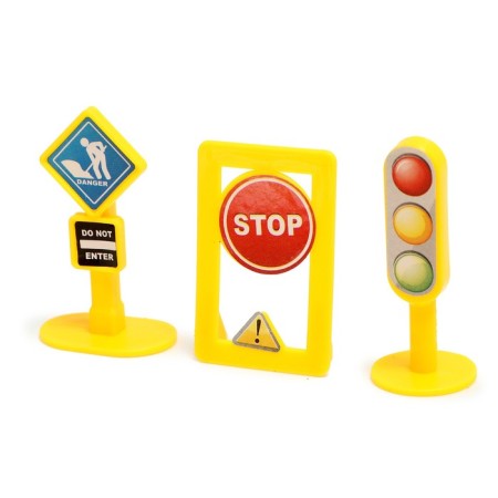 Set of gaming "construction site", inertia machines, mix color-9
