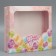 Gift box, packaging, "Happy Birthday", 23.5 x 20.5 x 5.5 cm