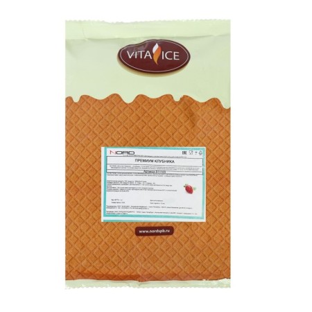 Dry mixture for soft ice cream "Vita-Ace Premium" strawberry, 1 kg-3