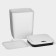 Garbage bucket of sensory shares, 12 l, white color