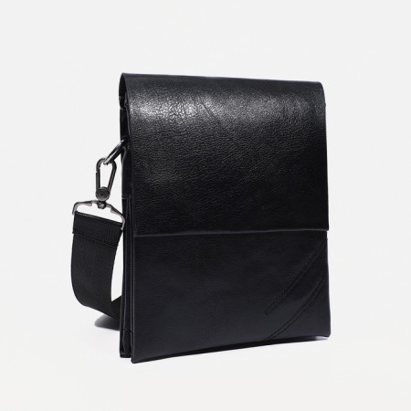 Male bag, black color