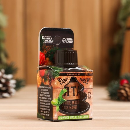 New Year. Essential oil for a bathhouse and sauna "with a light steam" aroma of mint, 10 ml-2