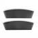 Organizer for the little things between seats 35x11 cm, black, set 2 pcs