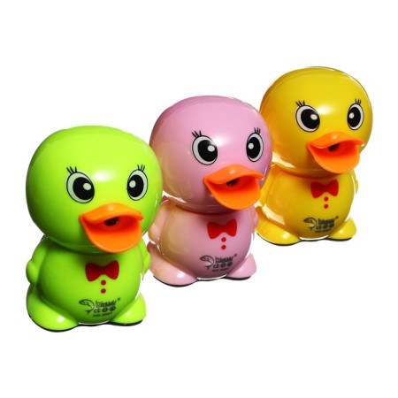 Mechanical sharpener with a "Duck" container, mix