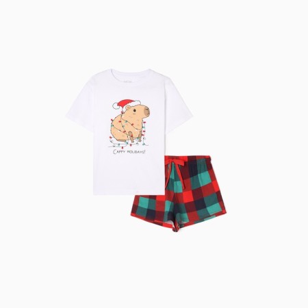 New Year. Female pajamas (T-shirt and shorts) KAFTAN CAPPY size 44-46-6