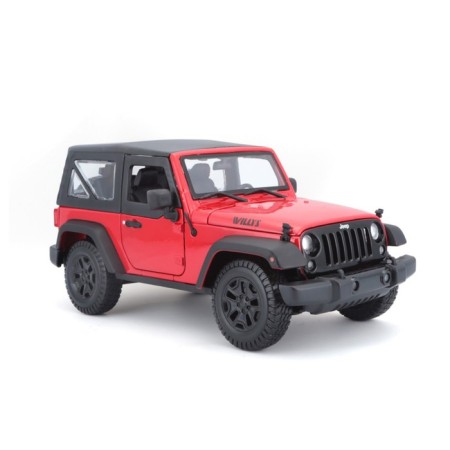 MASTO DIE-CAST 2014 Jeep Wrangler, opening doors, 1:18, yellow color-3