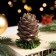New Year's candle "Bump on the Christmas tree"