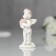 Souvenir Polystone "Angel in a pink wreath with a bouquet" MIX 6.8x2.8x3 cm