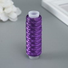 Lurex thread for creativity 200 ± 5 m, purple