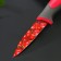 Kitchen knife with an anti -wagoning coating of the valve "cherries", blade 8 cm