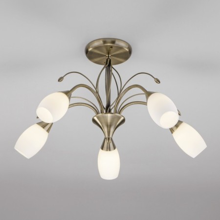 Ceiling chandelier Ginevra, 40W, E14, 60x60x37 cm