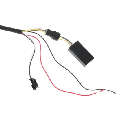 Handles of a steering wheel with heated, with a regulator, 12V, landing 22 mm, black, set 2 pcs-4