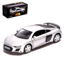Metal machine Audi R8 Coupe, 1:32, inertia, doors open, color gray.