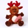 Soft toy "deer", New Year, 15 cm, brown color