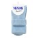 Women's socks mini inverno, single size, Azzurro color