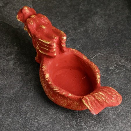 Steel for the little things "Dragon" Red, 27x11x11cm-3