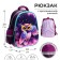 Backpack backpack Calligrata, 39x30x14 cm, "owl", for girls