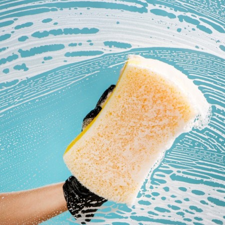 Car sponge Torso foam with porous layer 195x120x70 mm-8