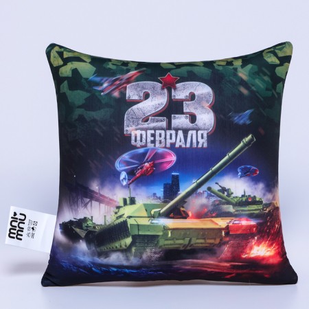 Antistress pillow "February 23", tank-4