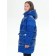 Coat for girls, height 158 ​​cm, blue color