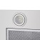 Kitchen hood Homsair Camelia 60, 20 m2, 3 modes, stainless steel