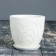 Flower Pot "Courage" (white) No. 3 High oval 1.5l