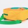 Baby backpack, lightning department, 2 side pockets, yellow/orange/green color