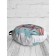 Pillow Siddle "Bunny with a gift", decorative, d = 52 cm