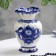 Vase "Tenderness", Gzhel, Porcelain, 19x11 cm