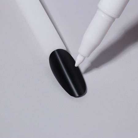 Nail design marker, acrylic, 13.5 cm, white color-9