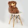 Soft toy "Bear", with a teddy bear, 65 cm, brown color
