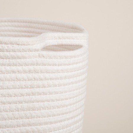 Basket for storage of manual weaving, cotton 35x35x30 cm-4
