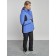 Ski costume female winter, size 44, purple color