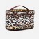 Lightning cosmetic bag, brown color