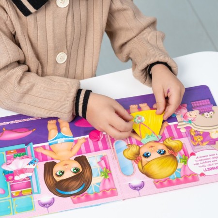 Magnetic book-toy “Wit the Doll”, 8 p.-9