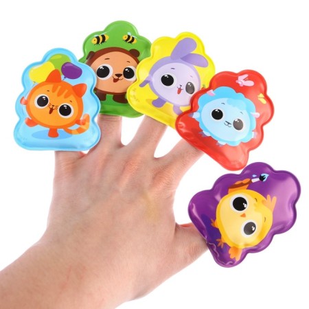 Bath toys "Circular. Color and objects »Book and finger theater, crumb I-12