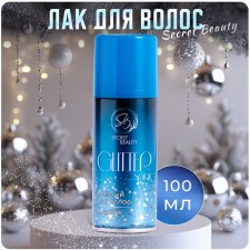 Global hair varnish, blue, 100 ml