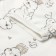 Body baby with short sleeve, white color/bunnies, height 68