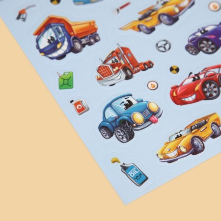 Paper stickers "Cool cars", 11 x 16 cm-2