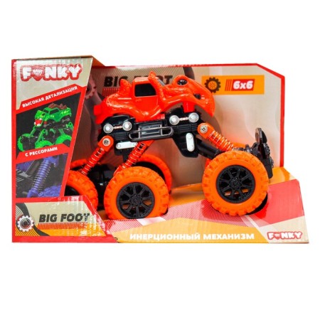 Inertial Funky Toys “SUV” machine, Orange color
