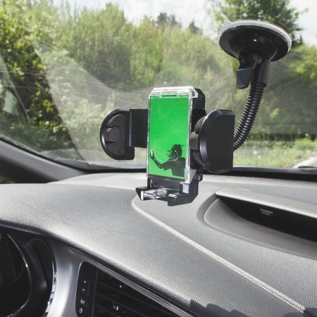 Torso phone holder on a flexible rod, 42-113 mm