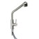 Zein Z89 sink mixer, outgoing spout, 35 mm cartridge, stainless steel, satin